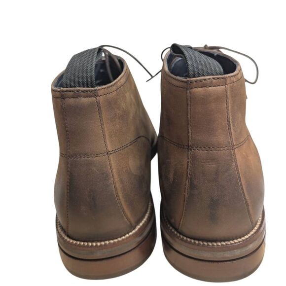 Cole Haan Wagner Apron Brown Leather Distressed Chukka Ankle Boots Mens 13 NWOB - Picture 4 of 8